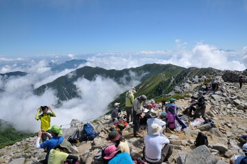 木曽駒ヶ岳山頂