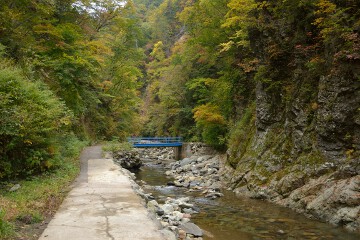 暗門の滝歩道 暗門の滝歩道