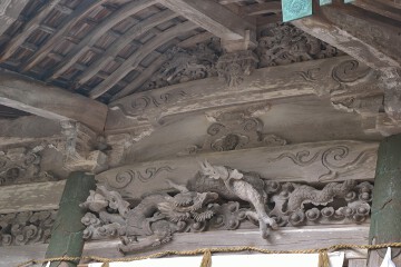 奥宮の彫刻 奥宮の彫刻