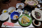 夕食 奥津温泉