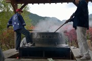 黒豚大鍋祭り 奥津温泉