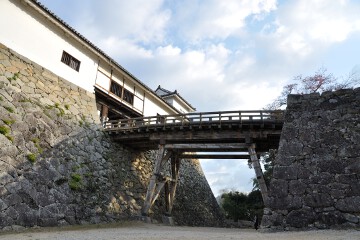 天秤櫓と廊下橋 天秤櫓と廊下橋