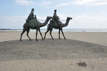 月の沙漠記念像 御宿海岸