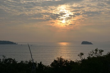 展望台からの眺め 羽豆岬