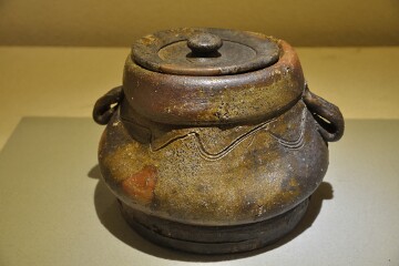 備前耳付水指 備前耳付水指