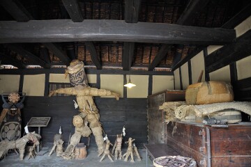 大きなわら人形 古民具