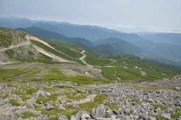 登山道より 乗鞍