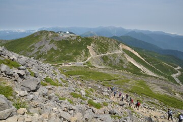 登山道より 乗鞍