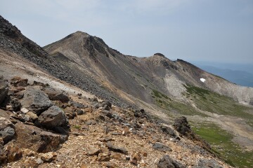 大日岳と屛風岳