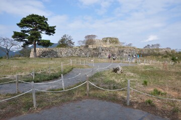 南千畳から天守台 南千畳から天守台