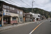 民宿前の道路 民宿前の道路