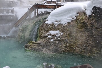 湯滝と滝壺 湯滝と滝壺