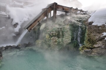 湯滝と滝壺 湯滝と滝壺