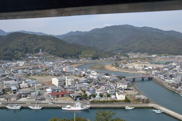 町並み 日和佐城