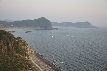 北北西方面を望む