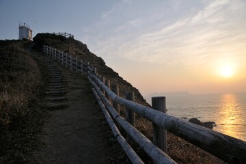 鴨田岬灯台 遊歩道