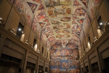 システィーナ礼拝堂天井画 大塚国際美術館
