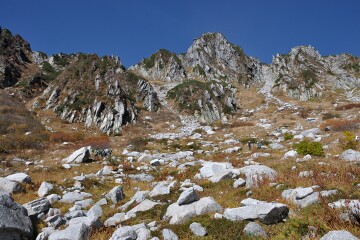 千畳敷カール上部 千畳敷カール上部