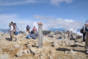 木曽駒ヶ岳山頂 木曽駒ヶ岳山頂