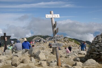 木曽駒ヶ岳山頂 木曽駒ヶ岳山頂
