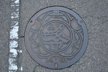 美濃市のマンホール