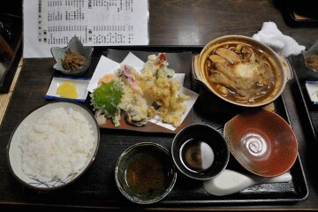 みそ煮込み天付き定食