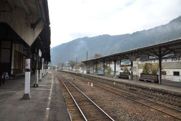 郡上八幡駅ホーム
