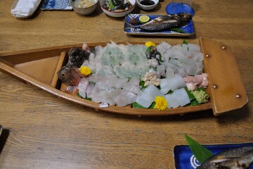 刺身の船盛 刺身の船盛