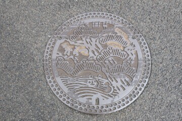 唐津市のマンホール 唐津市のマンホール