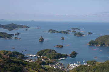 九十九島を望む 九十九島を望む