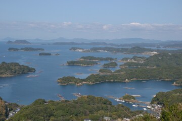 九十九島を望む 九十九島を望む