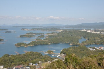 九十九島を望む 九十九島を望む