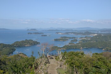 九十九島を望む 九十九島を望む