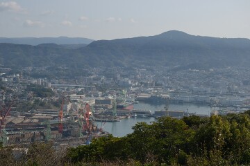 佐世保港を望む 佐世保港を望む