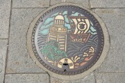 酒田市のマンホール