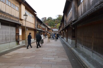 弁柄格子の町屋