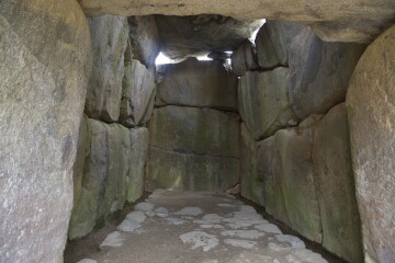 石室内部 石舞台古墳