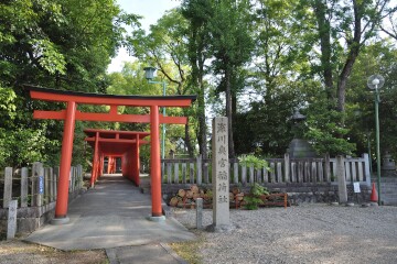 深川奥宮稲荷社「赤鳥居」 深川奥宮稲荷社「赤鳥居」