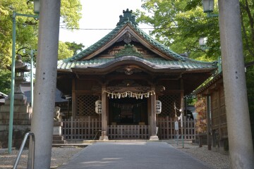 深川神社拝殿 深川神社拝殿
