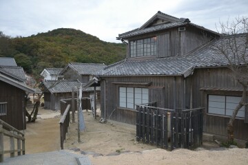 レトロな町並み