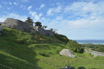 海と今帰仁城跡 海と今帰仁城跡