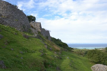 主郭の城壁 主郭の城壁